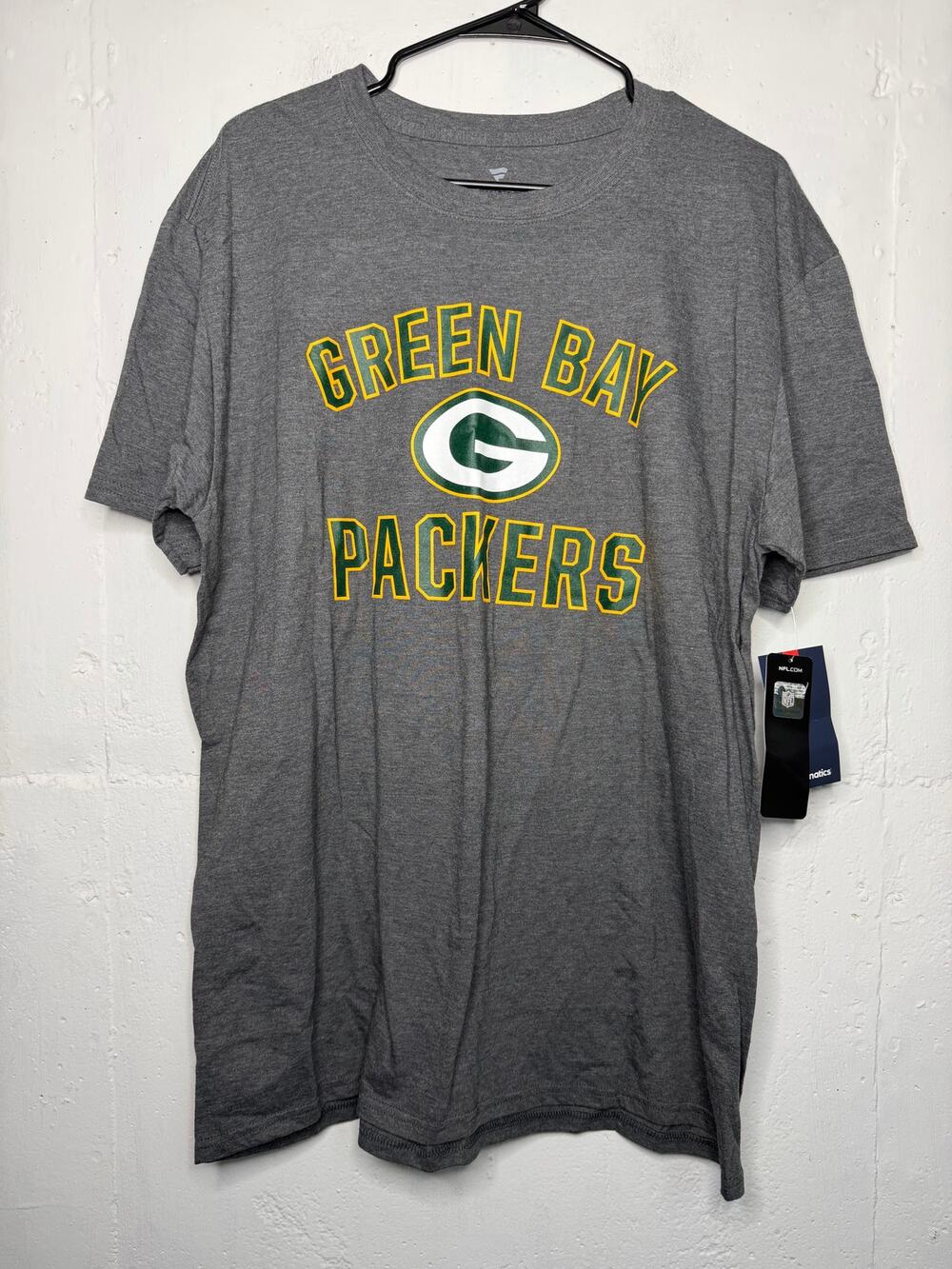 NEW Green Bay Packers NFL Gray T Shirt XL Fanatics